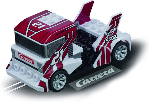 [62664191] COCHE BUILD'N RACE BLANCO