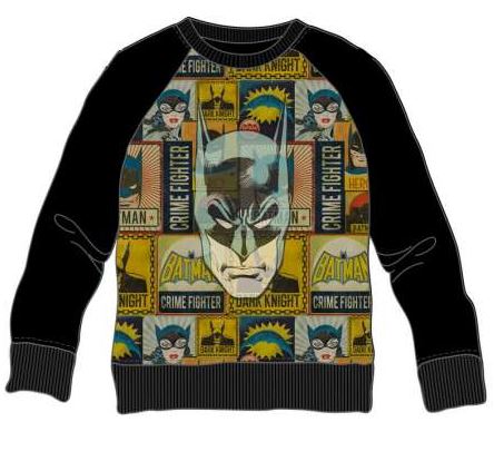 [64954456] SUDADERA BATMAN CARA NEGRA TXS