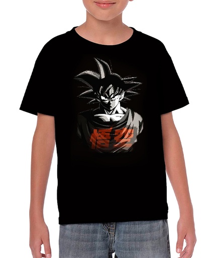 [64973665] CAMISETA GOKU NEGRA T.12