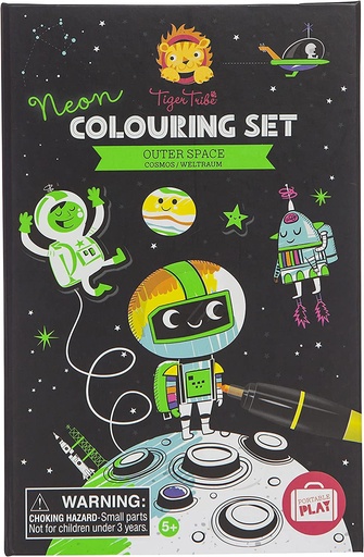 [65960240] SET COLOREAR NEON ESPACIO