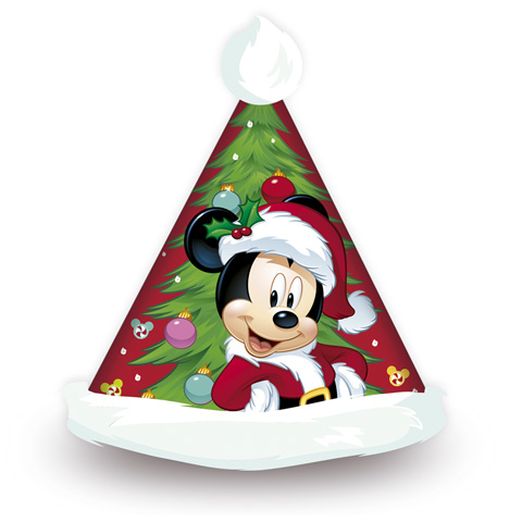[66813430] GORRO PAPA NOEL MICKEY 37 CM.