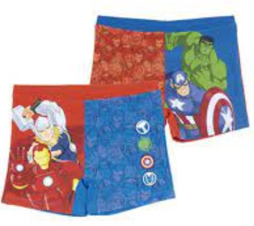 [66814282] BAÑADOR AVENGERS BOXER T.4a8