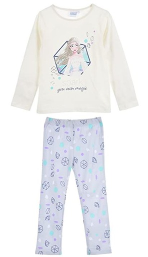 [67810959] PIJAMA FROZEN LARGO BLANCO T.5