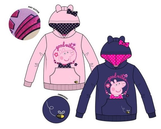 [67861176] SUDADERA PEPPA PIG AZUL T.3