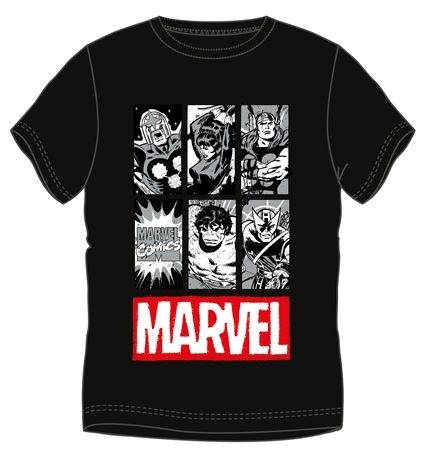 [67868819] CAMISETA MARVEL NEGRA M/C T.S