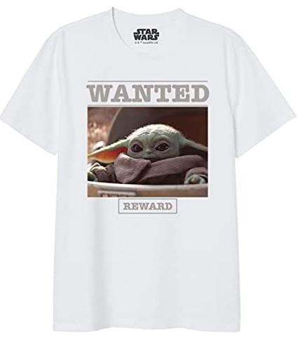 [67871755] CAMISETA BABY YODA BLANCA T.M