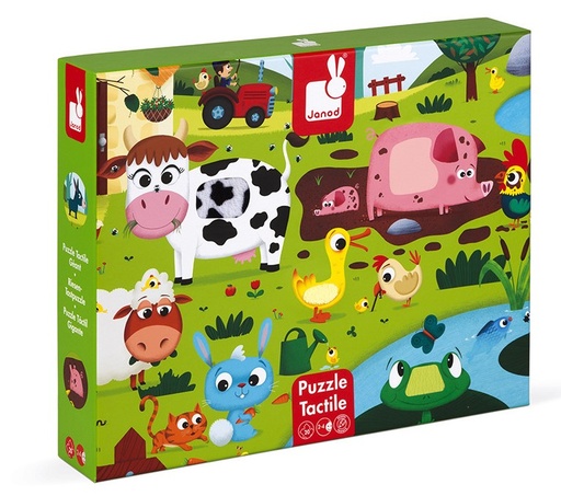 [73532772] PUZZLE TACTIL ANIMALES GRANJA
