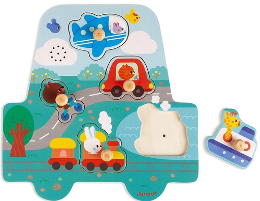 [73537093] PUZZLE MUSICAL VEHICULOS