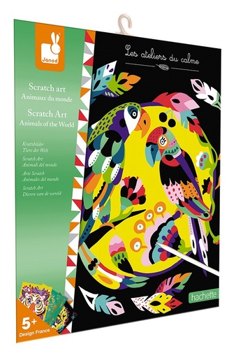 [73537891] ARTE SCRATCH ANIMALES MUNDO