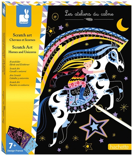 [73537895] ARTE SCRATCH CABALLOS Y UNIC.