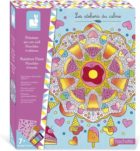 [73537992] MANDALAS DE PINTURA ARCO IRIS