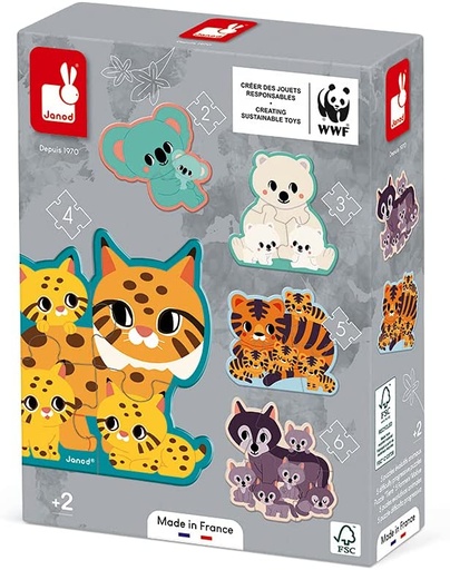 [73538625] PUZLES EVOLUTIVOS ANIMALES (5)