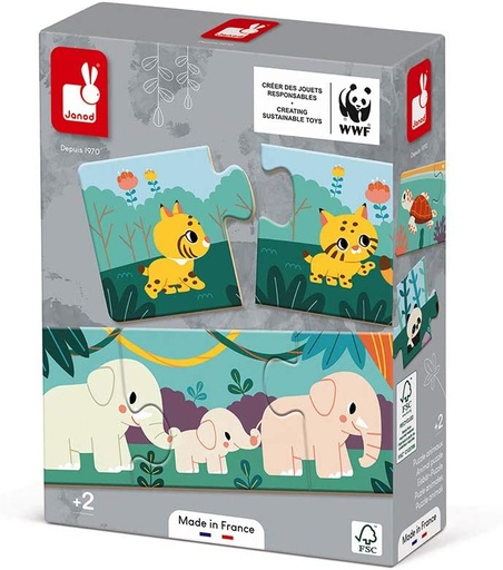 [73538636] PUZLE ASOCIACION ANIMALES