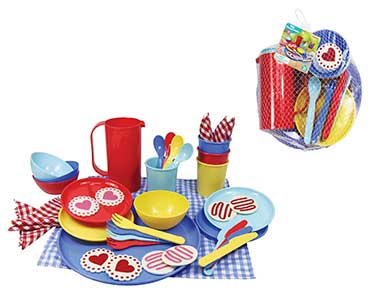 [86493002] VAJILLA PICNIC EN RED