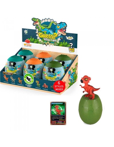 [87831812] HUEVO C/DINOSAURIO 6 SURT.