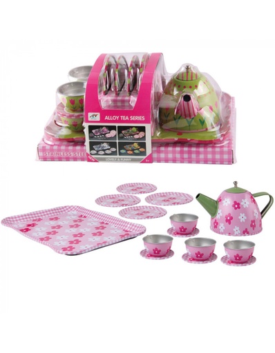[87868559] SET TE METALICO C/BANDEJA
