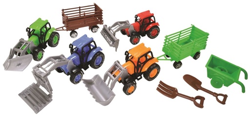 [89816102] SET VEHICULOS GRANJA 9 P.