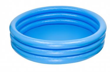 [90759416] PISCINA 3 AROS AZUL 114x25