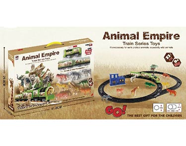 [91490040] CIRCUITO TREN C/ANIMALES SALV.