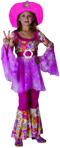[92781208] DISFRAZ HIPPIE DIVA NIÑA