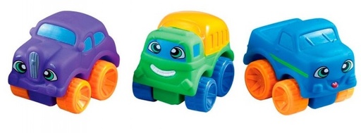 [93931173] BABY WHEELS CARS 3 PIEZAS