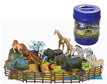 [95902603] CUBO ANIMALES SALVAJES 22 P.