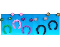 [99692132] ANTENAS BOLAS PURPURINA