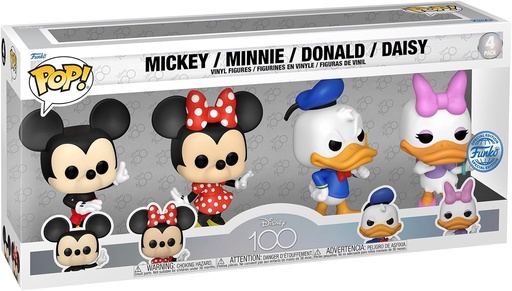 [54270339] DISNEY 100 ANIV.-POP 4 FIG.DISNEY