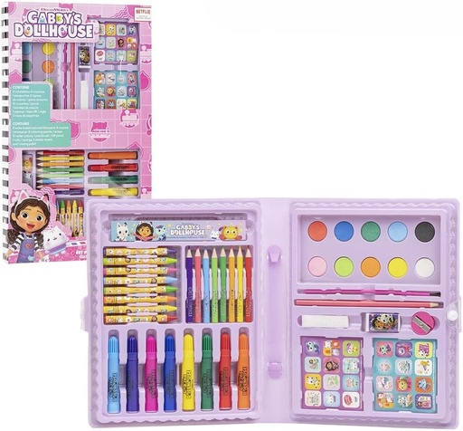 [61030425] SET PAPELERIA GABBY'S COLOREABLE