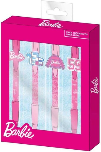 [61039538] BOLIGRAFO BARBIE (PACK 4)
