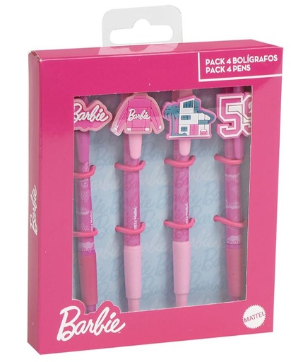 [61039538] BOLIGRAFO BARBIE (PACK 4)