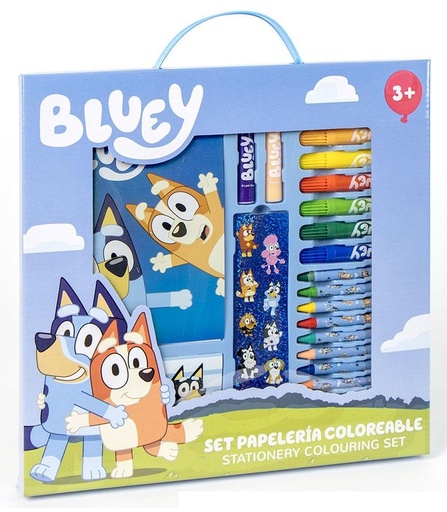 [61040090] SET PAPELERIA BLUEY COLOREABLE