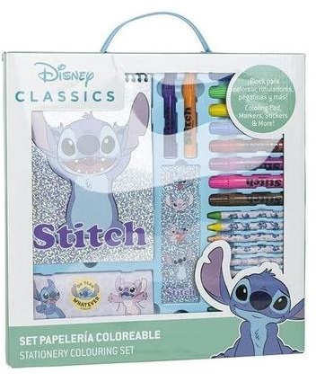 [61040098] SET PAPELERIA STITCH COLOREABLE