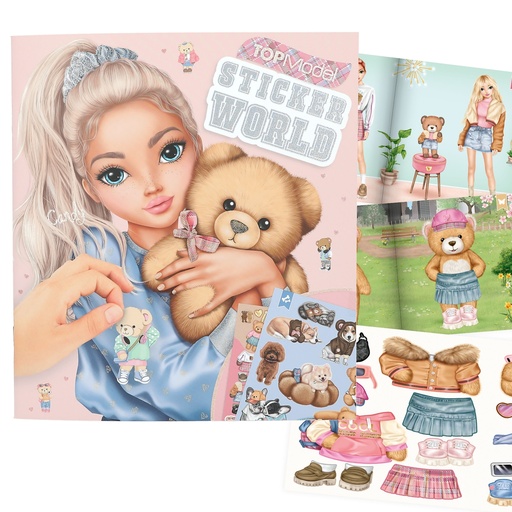 [50213209] STICKERWORLD TEAM TEDDY TOP MODEL
