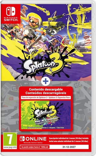 [27314587] SPLATOON 3+EXP.PASS NSW