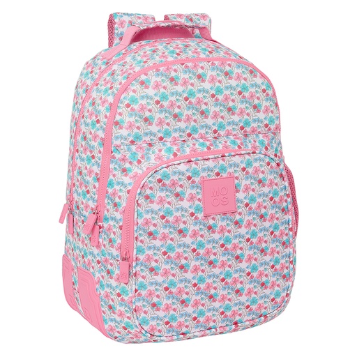 [79156788] MOCHILA DOBLE MOOS FLORES