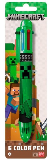 [12488493] BOLIGRAFO MINECRAFT 6 COLORES