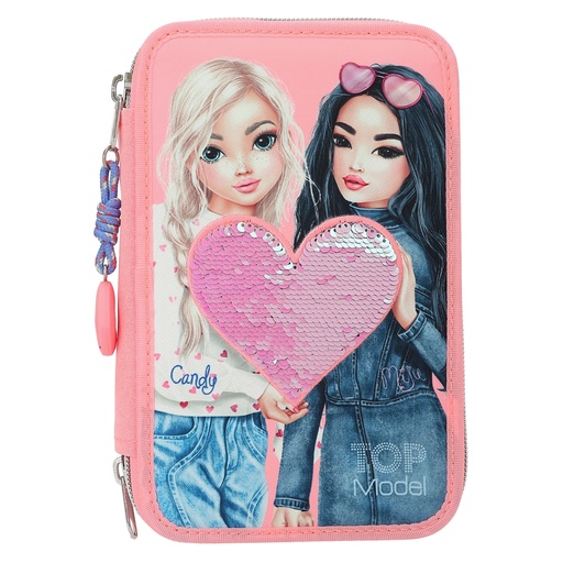 [50212950] ESTUCHE TRIP.C/LENTEJUELAS TOP MODEL