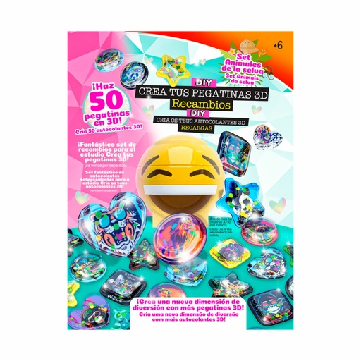 [03533093] RECAMBIO PEGATINAS 3D