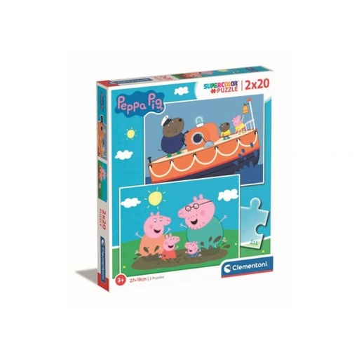 [06624797] PUZ 2X20 PEPPA PIG FAMILY