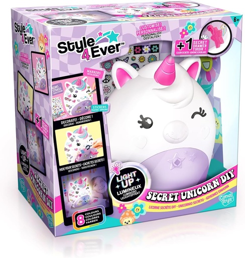 [54728818] LAMPARA UNICORNIO SECRET DECO