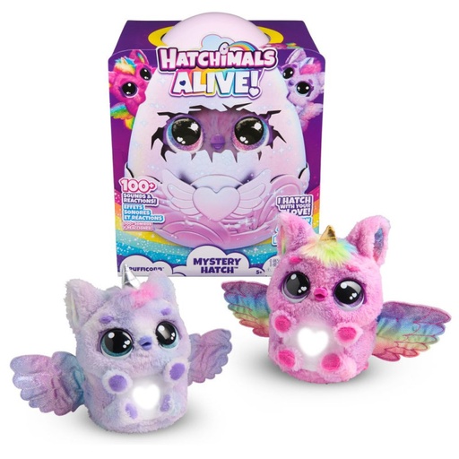 [62750914] HATCHIMALS ALIVE SECRET HATCH PUFFICORN