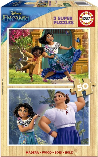 [04019198] PUZ.2x50 ENCANTO DISNEY MADERA