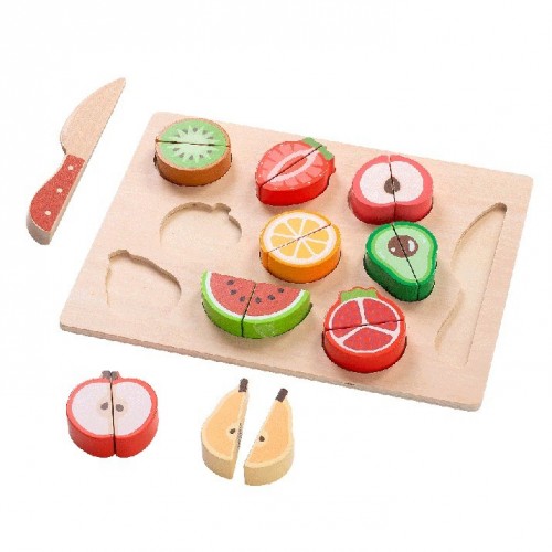 [86001011] TABLA MADERA FRUTAS CORTADAS