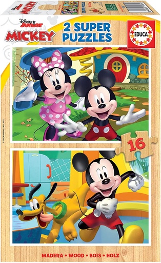 [04019287] PUZ.2x16 MICKEY & MINNIE