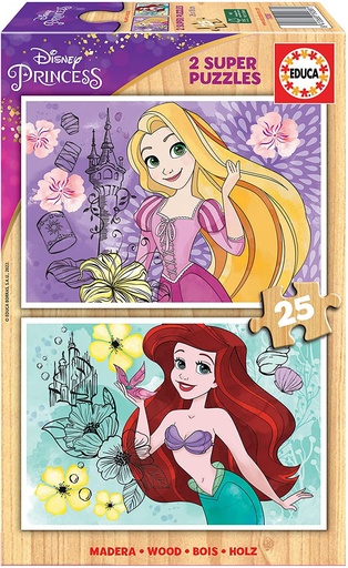 [04019288] PUZ.2x25 DISNEY PRINCESS