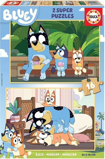 [04019406] PUZ.2x16 BLUEY