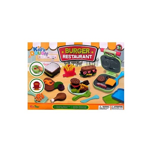 [86012683] SET HAMBURGUESERIA PLASTILINA