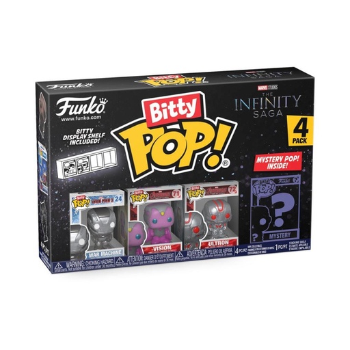 [54371505] BITTY POP - IRON MAN 4PK