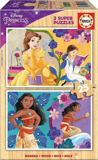 [04019671] PUZ.2x25 DISNEY PRINCESS